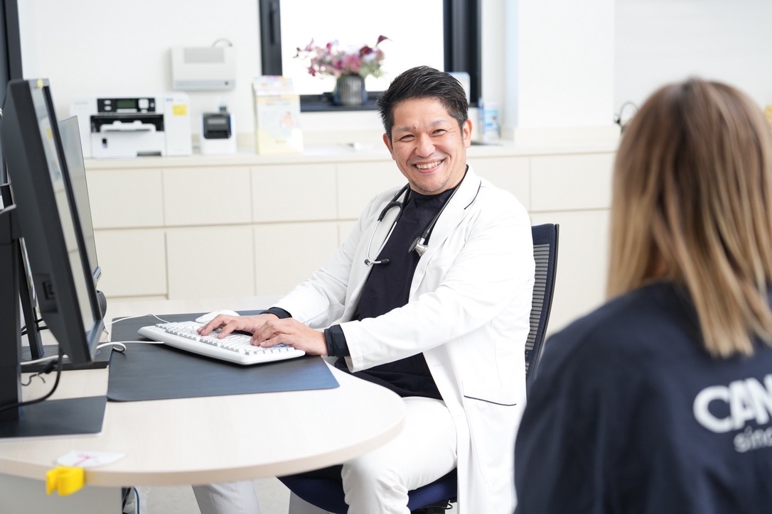 医師の説明(苦しくない胃カメラ)